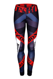 Letter Print Sexy Leggings