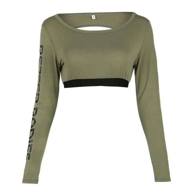 Sexy Fitness Crop Tops