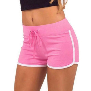 Satin Shorts Girl With Belt